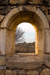Window in Chersonesos ruins