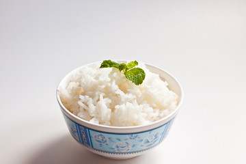 rice with papermint
