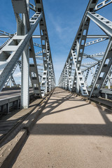 Part of Dutch truss bridges
