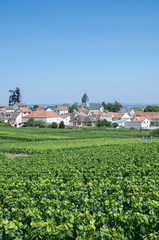Fototapeta na wymiar słynne wino miasto Ogre w pobliżu Epernay Champagne