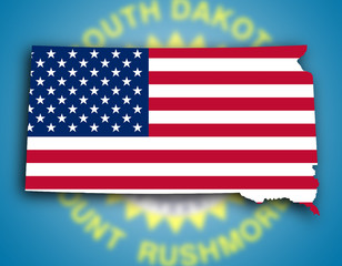 Map of South Dakota