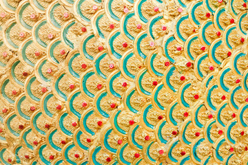 Beautiful dragon scales pattern