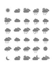 Weather icons