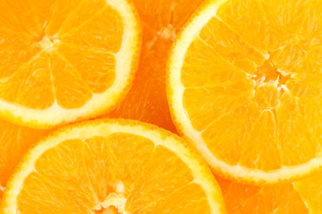 Orange slices background