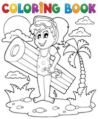 Coloring book summer activity 2