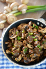 Gebratene Champignons