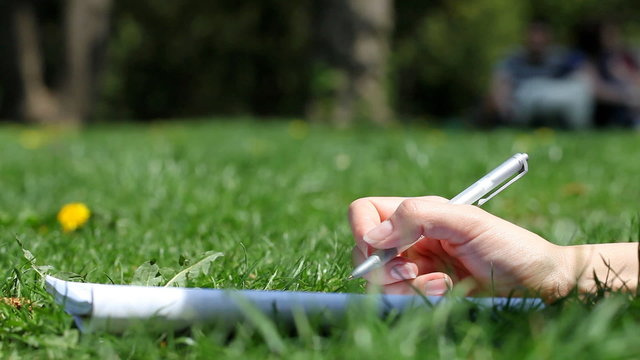 homework in the garden