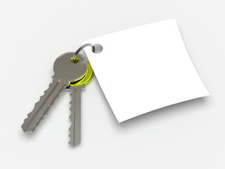 key and paper