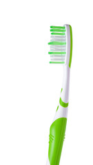 Zahnbürste auf  weiß isoliert