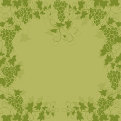 weinblatt, weintraube, weinrebe, abstrak, floral, fr&uuml;hling,   