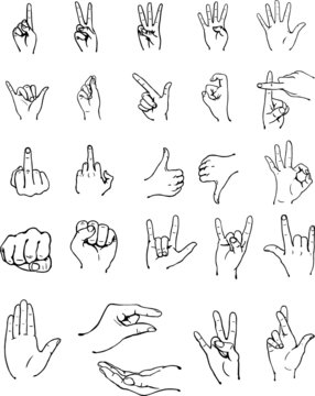 25 finger gestures