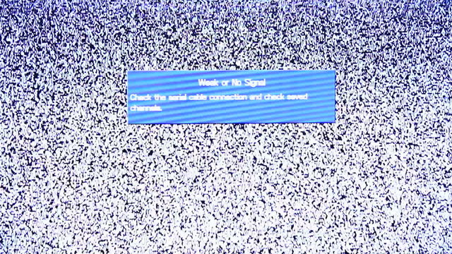 No signal TV