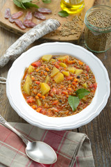 Lentil soup