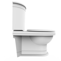 Toilet on a isolated background