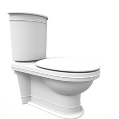 Toilet on a isolated background