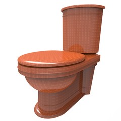 Toilet on a isolated background