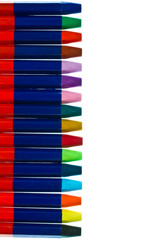Fototapeta na wymiar Colorful crayons