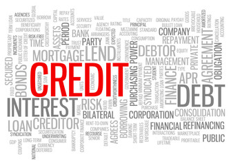 CREDIT Tag Cloud (interest rate mortgage loan finance bank debt)