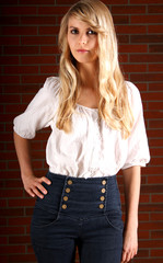 Hübsche Blondine