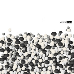 Vector background with stones.
