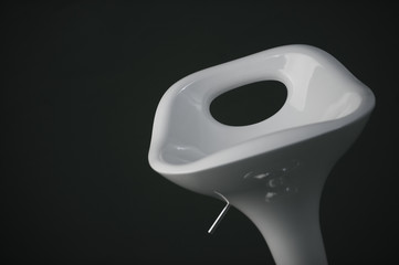 chair isolated on black