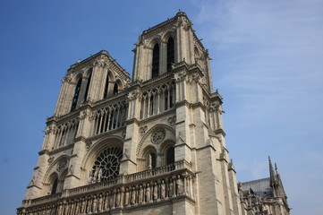 Fototapeta na wymiar Notre Dame Cathedral. Paris, France.