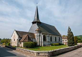 Fototapeta na wymiar Eglise de Saint-Pierre de Manneville (76)
