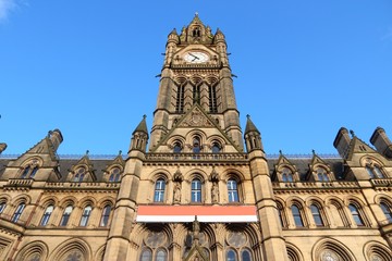 Obraz premium Manchester, United Kingdom - city hall