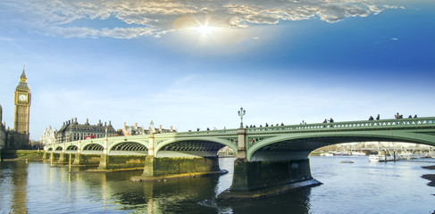 Westminster Bridge and the Big Ben