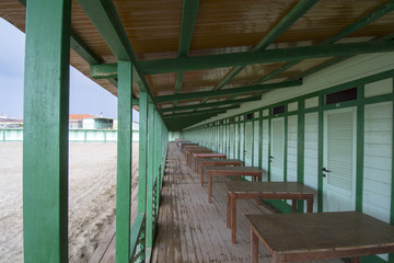 Table on the beach