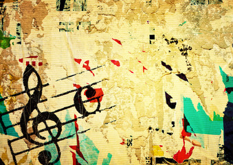 Fototapeta premium grunge melody