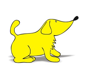 yellow dog