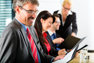 Fototapeta premium Business - businesspeople have team meeting