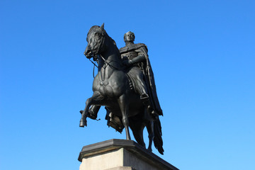 Fototapeta na wymiar Konny pomnik Fryderyka Wilhelma III Koeln City