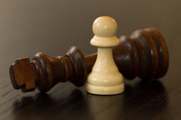 Pawn Defeats Dark King