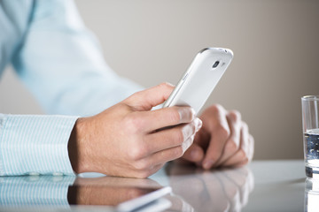 business man with pc