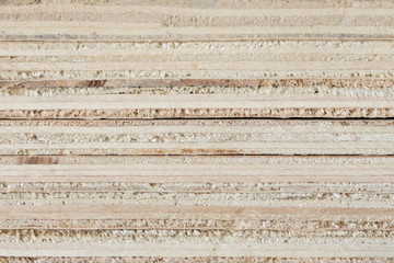 Closeup shot of layer of plywood board