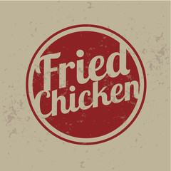 Classic Style Fried Chicken Stamps