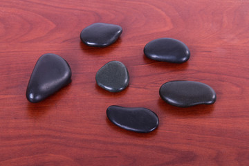 Fototapeta na wymiar Massage Stones on Table