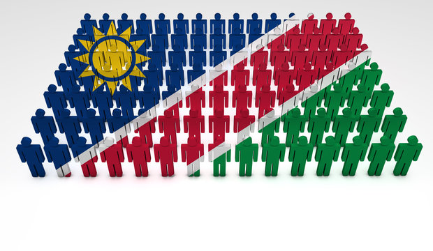 Namibia Flag Parade