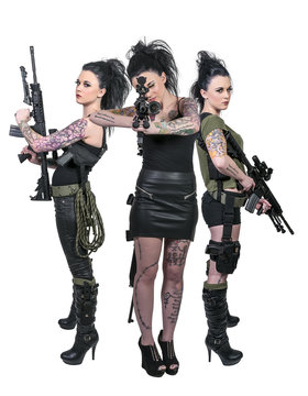 Women with Assault Rifles
