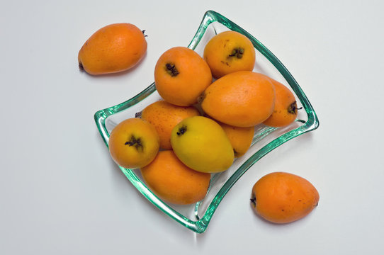 shesek ripe fruit on a white background