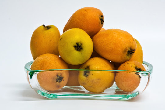 shesek ripe fruit on a white background