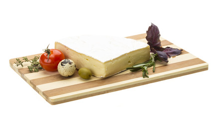 Wedge of Gourmet Brie Cheese