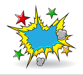 Comic Explosive Vector