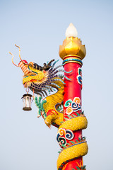 Statue of Chinese style dragon