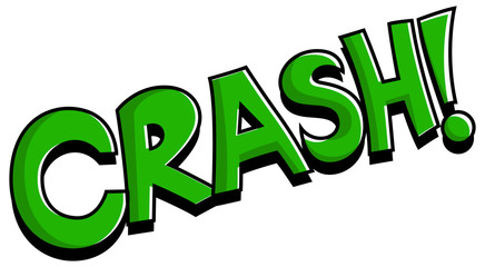 Crash - Comic Expression Vector Text
