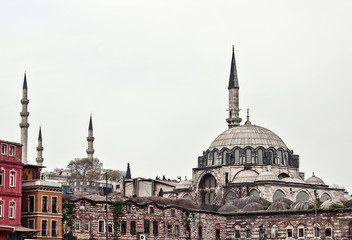 Fototapeta na wymiar Rustem Pasha Mosque, Istanbul
