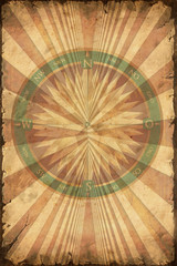 Vintage Strahlen - Kompass I