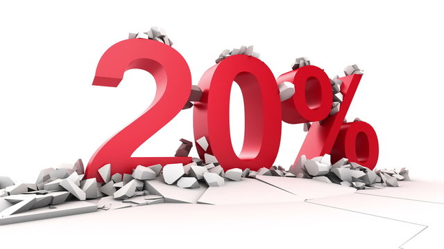 20 percent discount breaks ground